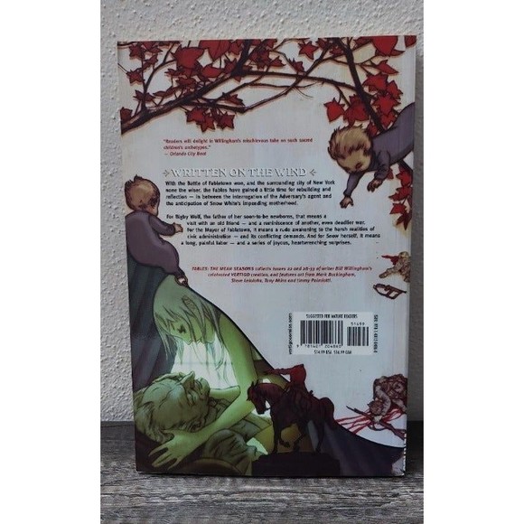 Fables The Mean Seasons Vol 5 by Bill Willingham Softcover DC Vertigo Comics - Picture 3 of 11
